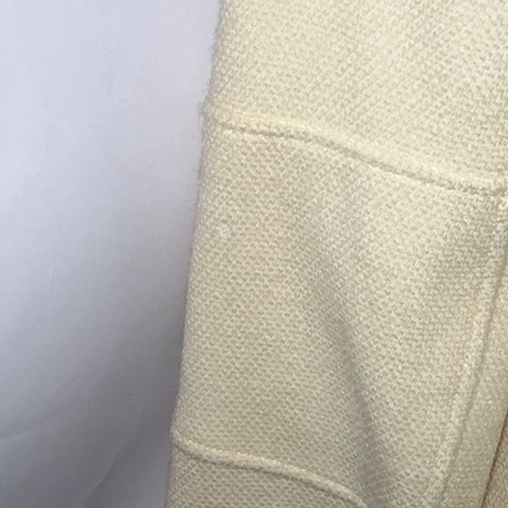 Vince, Cream Wool Moto Jacket, Size 4 - Picture 14 of 14